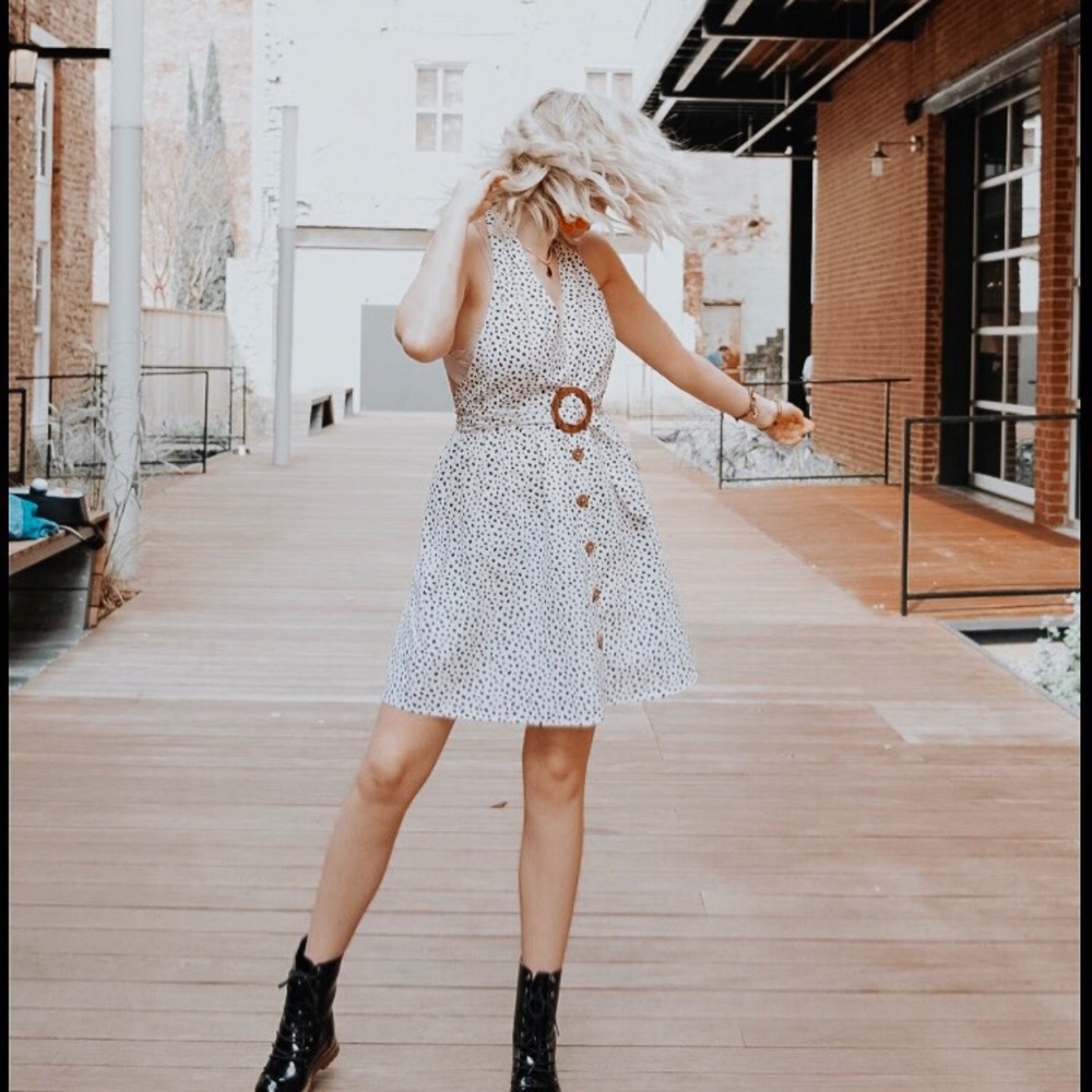 ASOS animal print retro dress